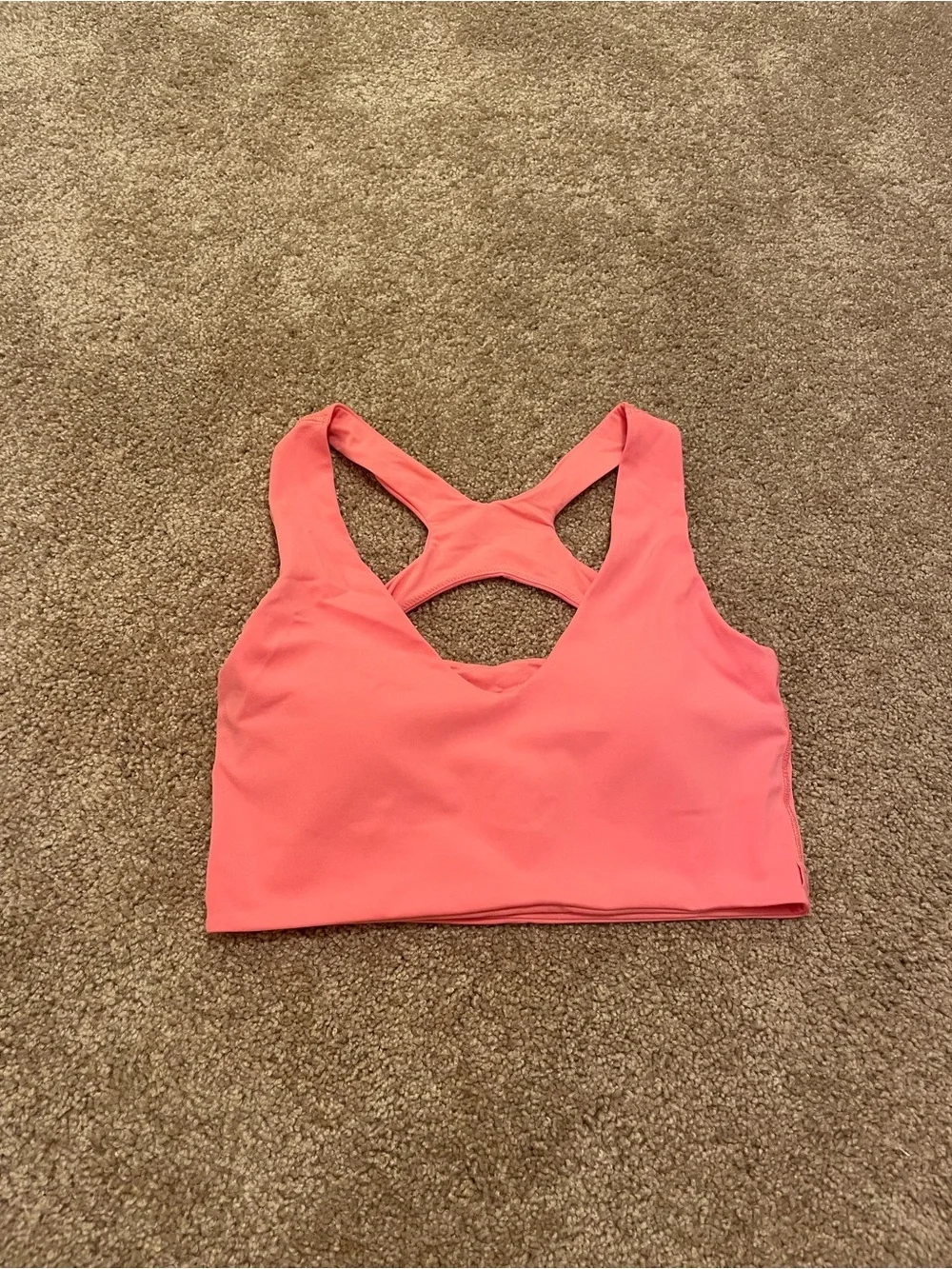 Lululemon Bend this Scoop and Square Bra in Sakura pink